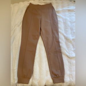 BYLT Khaki Pintuck Joggers Size S